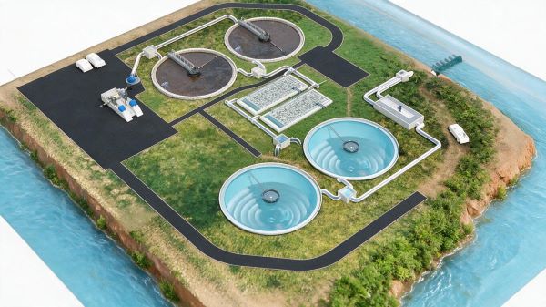 黔东南苗族侗族自治州污水处理三维动画制作 | 污水厂工艺演示动画 | 环保净水宣传片定制 | 环保宣传片制作